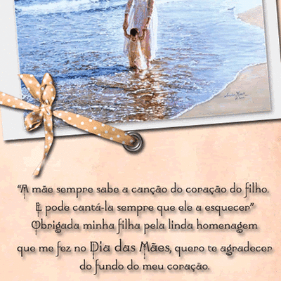 A mãe sempre sabe...