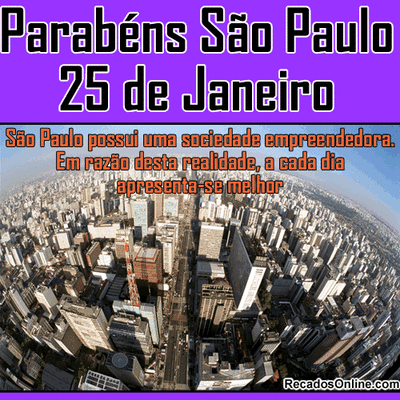 Parabéns São Paul...