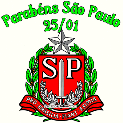 Parabéns São Paul...