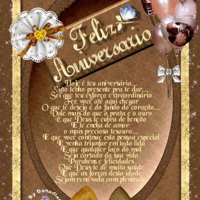 Feliz aniversário...