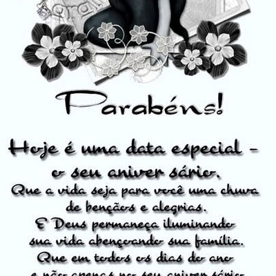 Parabéns! Hoje é...