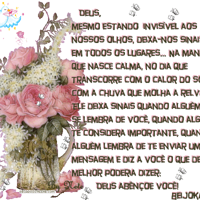 Deus, mesmo sendo...