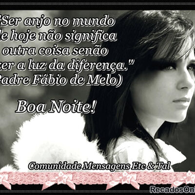 Ser anjo no mundo...