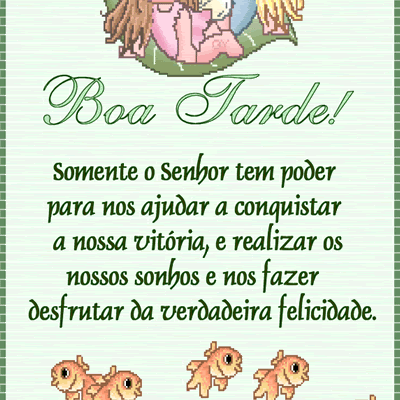 Boa Tarde! Soment...