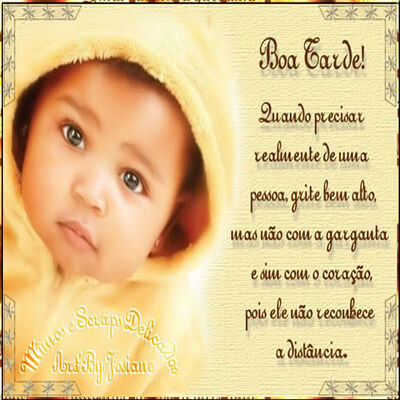 Boa tarde! Quando...