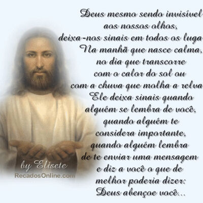 DEUS, mesmo sendo...