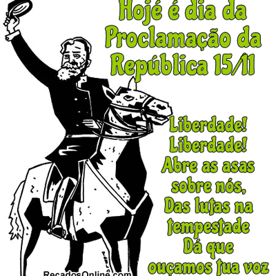 Hoje é Proclamaçã...