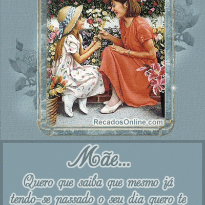 Mãe... Quero que...