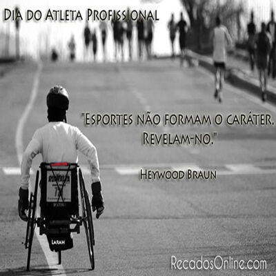 Dia do Atleta...