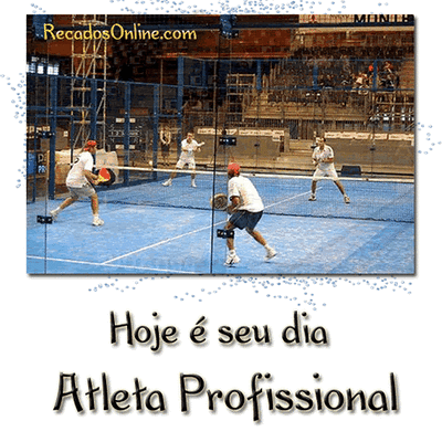 Parabéns. Hoje é...