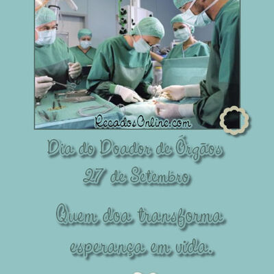 Dia do Doador de...