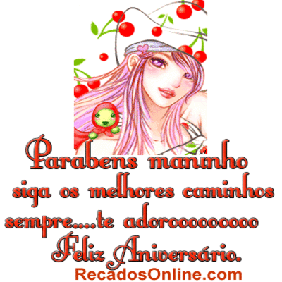 Parabéns, maninho...