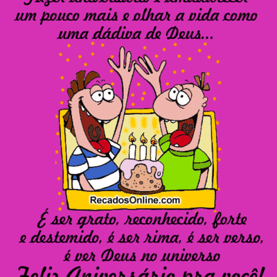 Fazer aniversário...