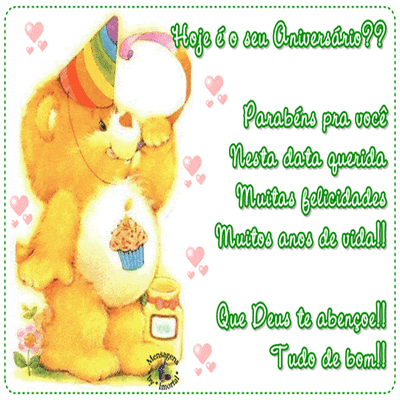 Hoje é o seu Aniv...