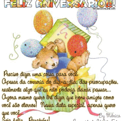 Feliz Aniversário...