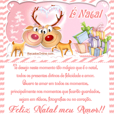 É Natal Te desejo...