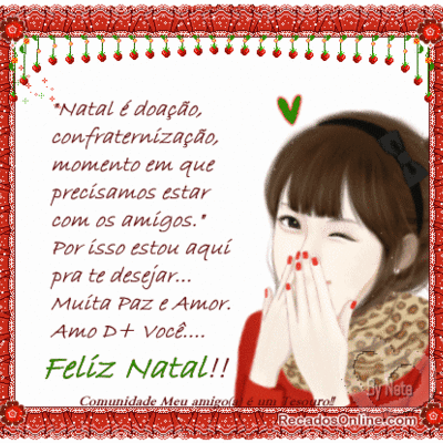 Natal é doação...