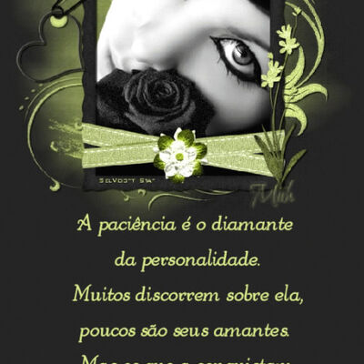 A paciência é o...
